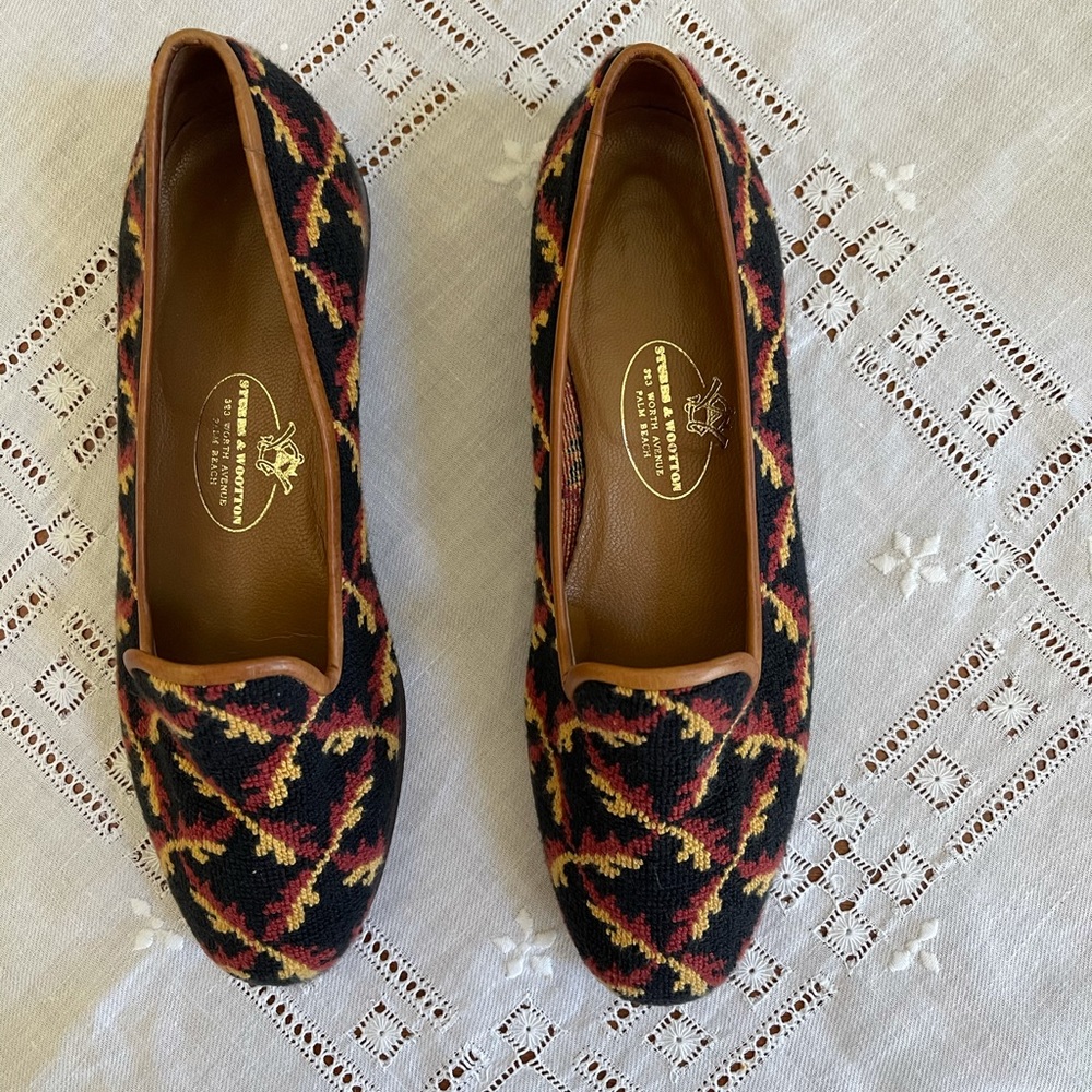 Stubbs and Wooton women’s size 7 loafers - Picture 4 of 8